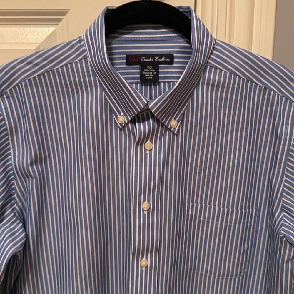 Brooks Brothers boys shirt- size 20 - Never Worn, Non-iron, 100% Cotton